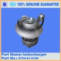 PC200-8 excavator 6D107 mesin turbocharger 6754-81-8090